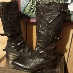 Knee High Leather Boots